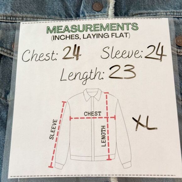 Levi's NWT Sz XL Slim Fit Divided Blue Original Sherpa Trucker Jean Jacket - Picture 4 of 13